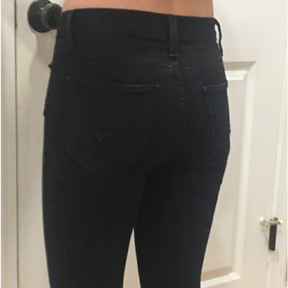 Hudson size 24 black skinny jeans
